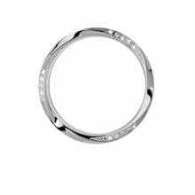 Christina Design London Collect Top Ring med 15 hvide safirer